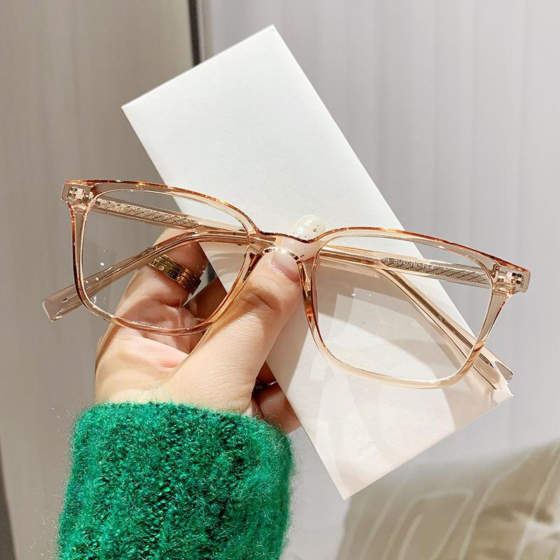 

Tr90 Frame Anti-Blue Flat Glasses Men S And Women S Tide Myopia Frame Glasses 17134