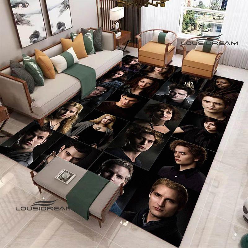 The Twilight Saga printed carpet Living room bedroom non-slip carpets Yoga mat Outdoor carpet kawaii rug birthday gift