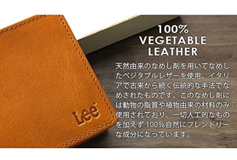 Lee Bifold Wallet Medium Book-Shaped (Italian Leather) [0520234] Red,