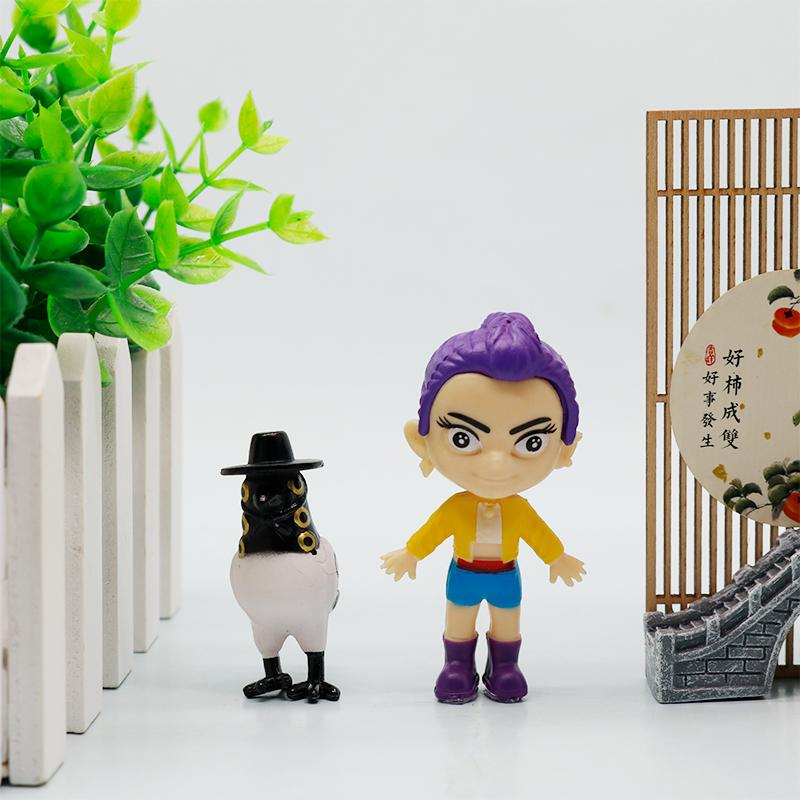 Anime Kpop Demon Hunters Figure K-Pop Demon Hunters Rumi Mira Zoey Tiger Figurine Toy Desk Decoration Statues Ornament