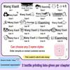 Waterproof Name Stamp for Children's Clothing - Ideal for Kindergarten and Primary School