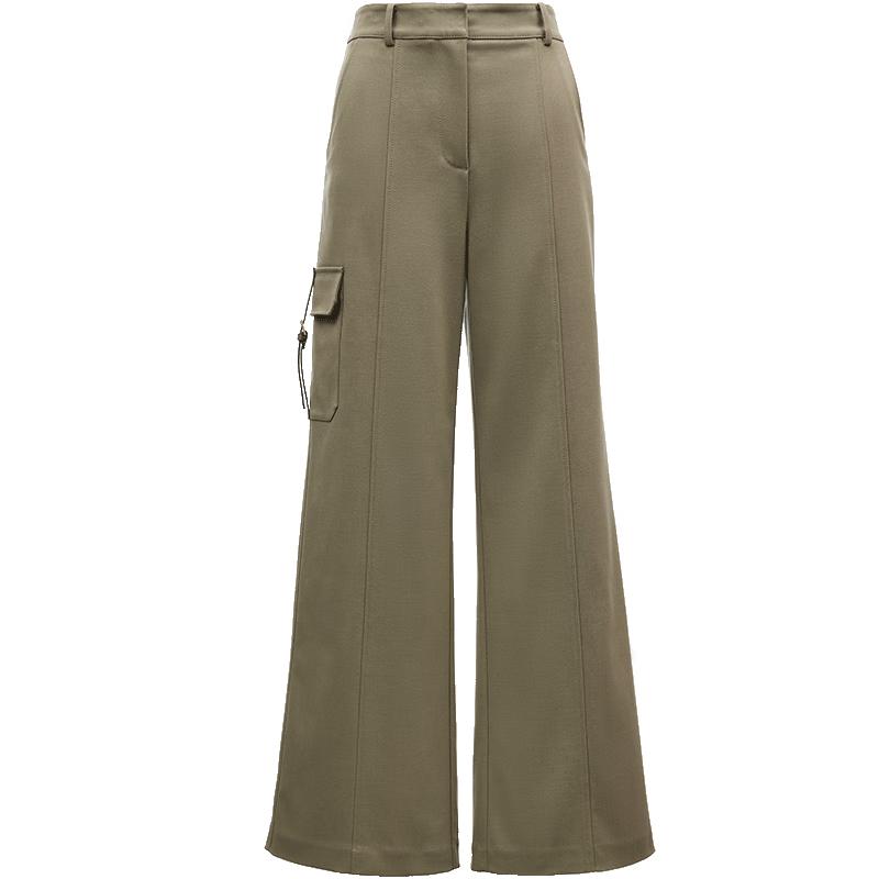 

VEROMODA Women s Casual Loose Straight Leg Pants M