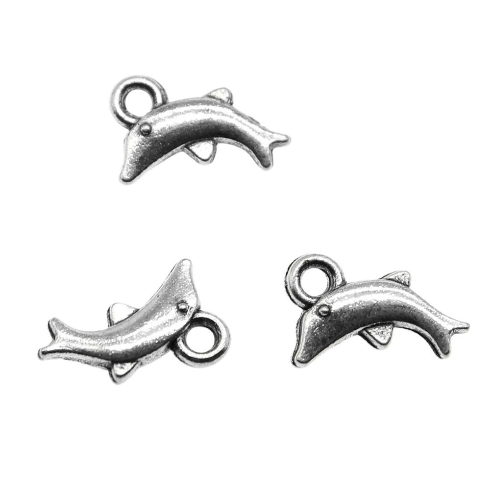 Mermaid Tail Charms Alloy Pendants For Ocean Themed Jewelry Making