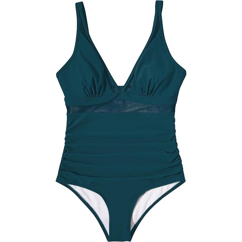 One-piece swimsuit Sexy tight clear bikini swimsuit, backless perspective