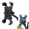 Motorcycle Phone Mount Shock Absorbing 360 Degree Rotatable Motorcycle Handlebar Cell Phone Holder for Electric Bike Cycling