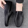 Shoes Men's 2025 Spring/Autumn New Casual Leather Shoes for Driving Flat Bottomed Man Shoes  Designer Loafers Men