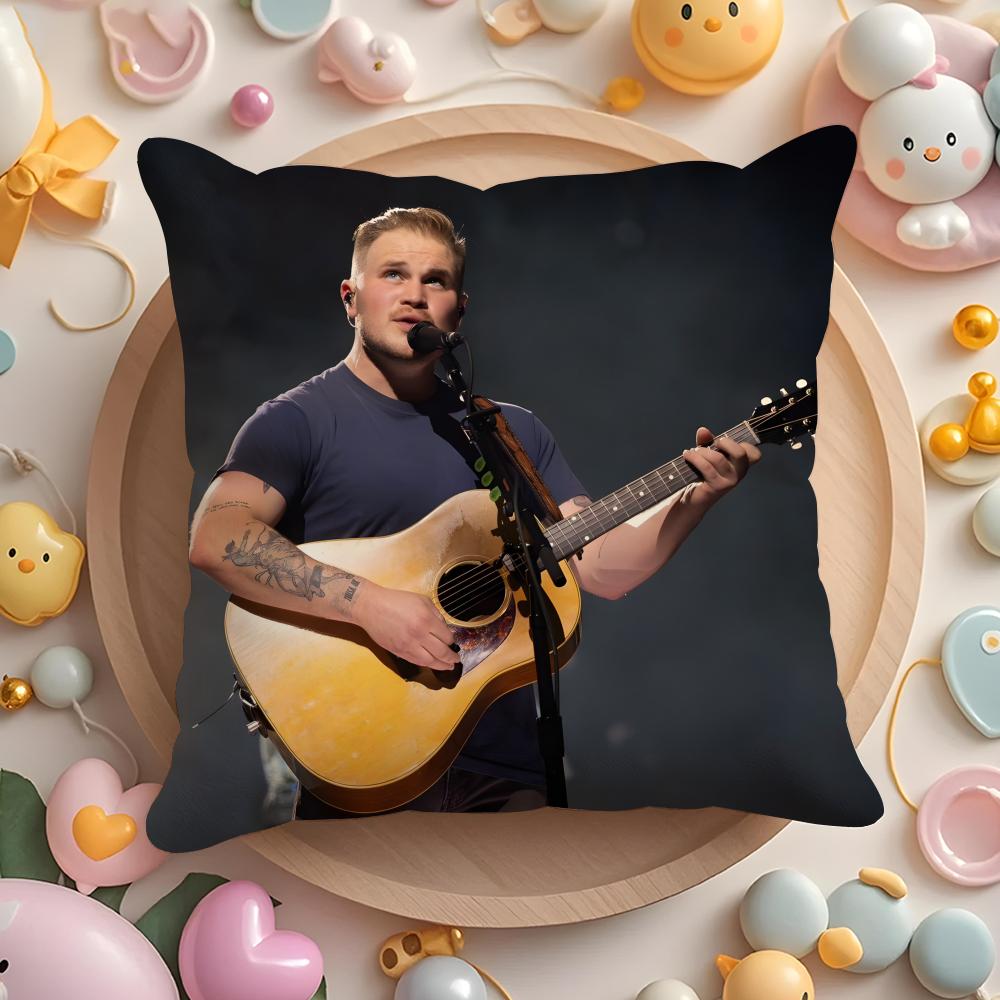 Singer-songwriter Z-Zach Bryan Cushion Cover Home & Car Multi-Scene Pillow Cover - Reversible, Soft & Durable for Daily Use