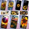 Beauty Yellow Sunflower Case For Xiaomi Redmi Note 14 10 11 12 13 15 Pro Plus Cover For Redmi 15 14C 10C 12C 13C 15C
