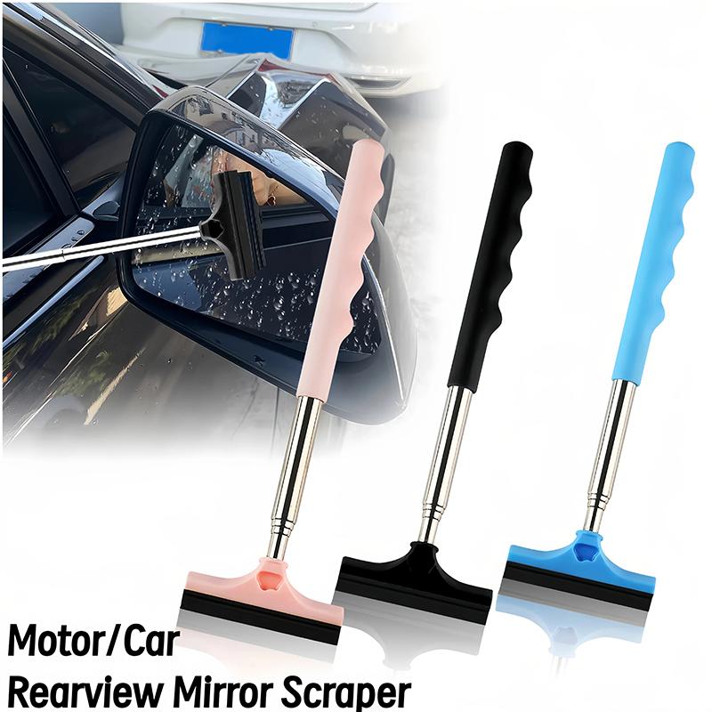 Portable Rearview Mirror Wiper for Automotive New Retractable Car Windshield Wiper Arm Portable Auto Products