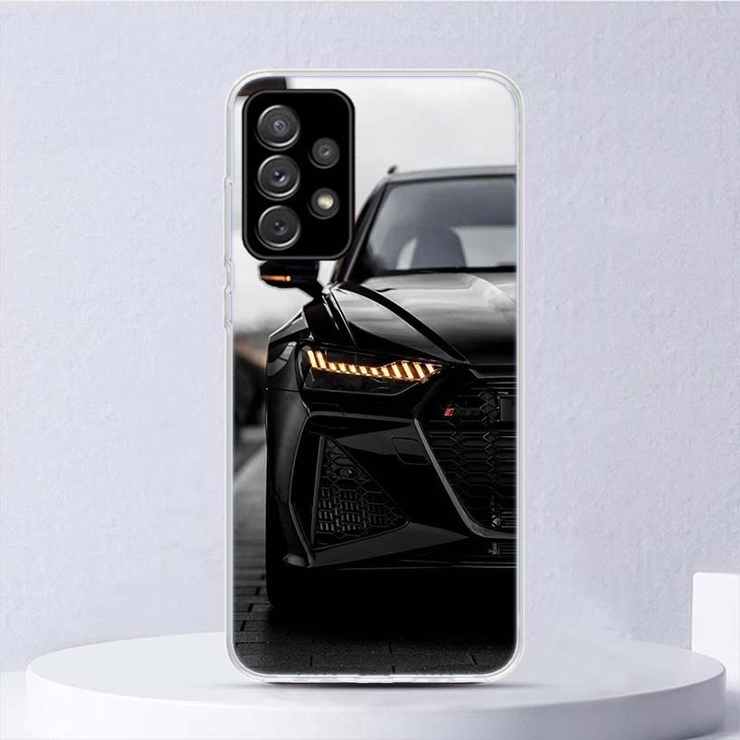 Super Car For A-Audis R-S Sport Soft Case For Samsung Galaxy A16 A26 A36 A56 A15 A14 A13 A55 A54 A53 Phone Cover A25 A35 A24 A34