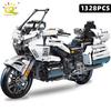 1328Pcs Sport Touring Motorcycle Tech Model Building Blocks Speed Champions Car Brick Educational Toy for Children