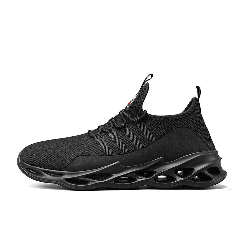 22 large size new mesh breathable casual lace-up fly-woven sports shoes ultra-light casual shoes