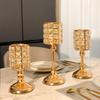 Crystal Candle Holder - Elegant Wedding & Banquet Decoration