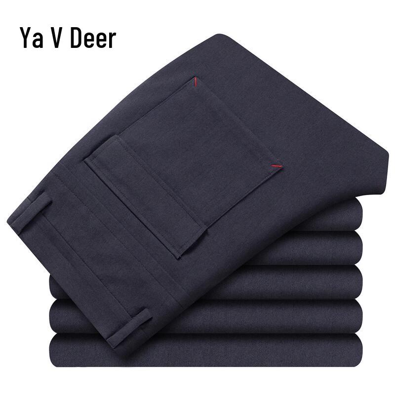 

Yalu Men s Spring Stretch Straight Leg Casual Trousers 30