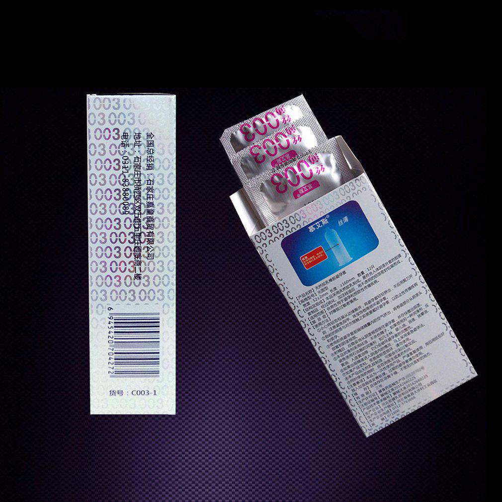 12pcs/Box Premium Natural Latex Condoms Smooth Ultra Thin Condoms Penis Sleeve Sex Toys For Men