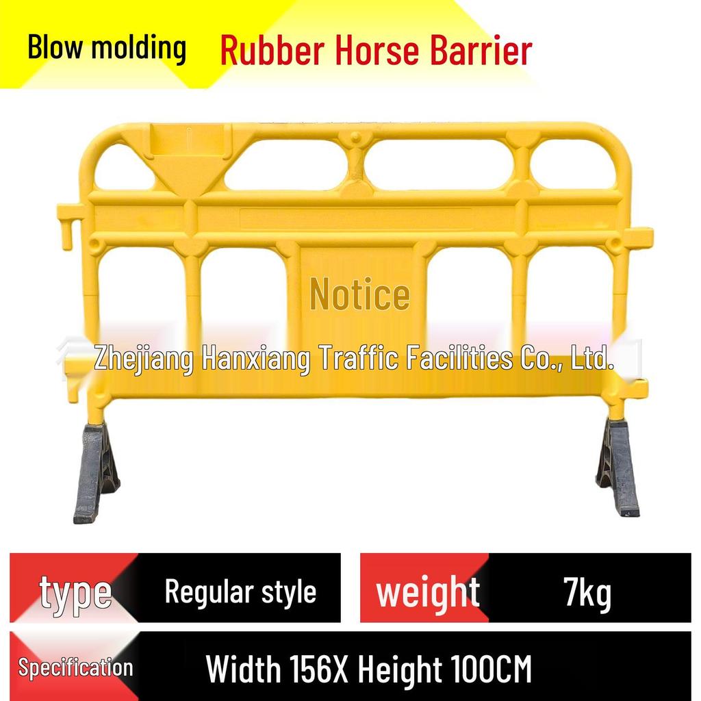 Plastic Mobile Barrier: Temporary Anti-Collision Fence for Construction and Safety Use
