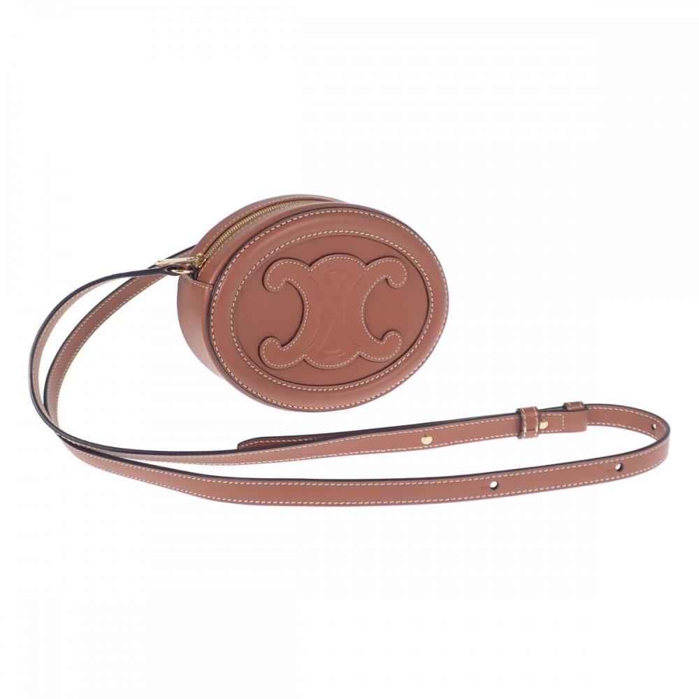 CELINE  10I703DPQ.04LU Shoulder Bag Tan Calfskin Women