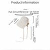 Fashion Ribbon Women Striped Fisherman Hat Wide Brim Solid Color Sunshade Hat Cotton Breathable Summer Sun Hat Travel