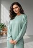 Elegant Women's Tracksuit - Set Hoodie and Trousers - Mint M1250 R. S