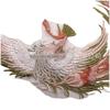 Chinese Phoenix Embroidery Applique Wedding Dress: Malay Gown Cheongsam with Decorative Mesh (Sewing Required)
