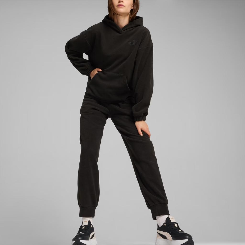 Puma Ess Elevated FW24 Casual Comfortable Fashion Hoodie Women Hoodies Black 681529-01