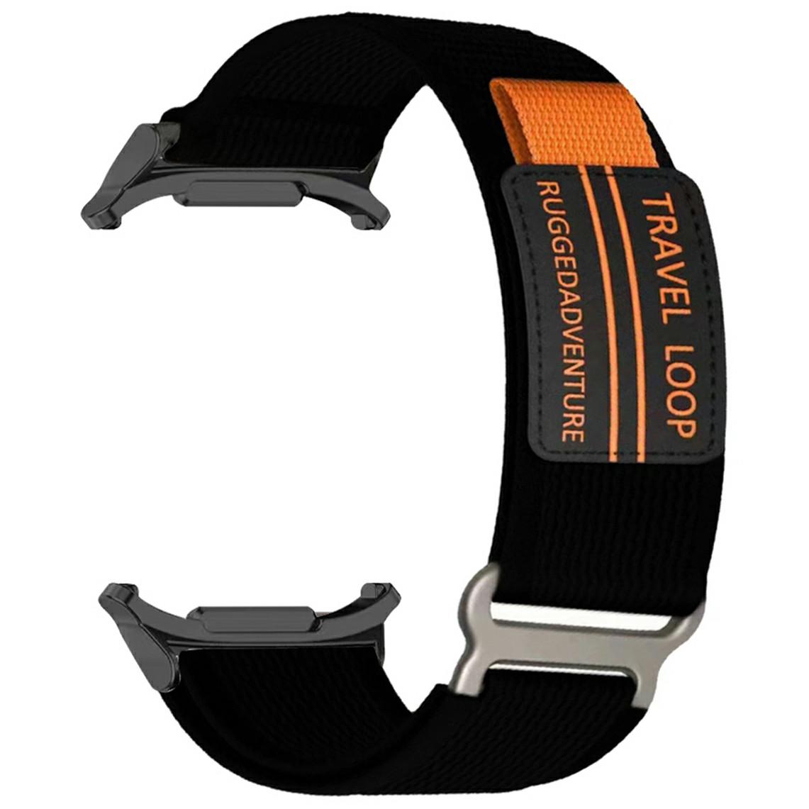 

Для Samsung Galaxy Watch Ultra 47 мм Ремешок для часов Регулируемая петля Застежка Нейлоновый ремешок Black