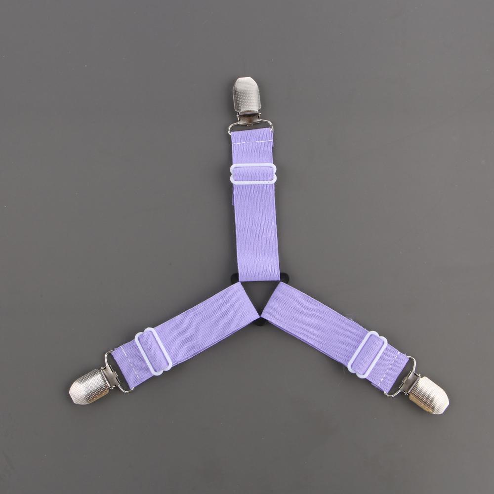 Suspenders Grippers Non-slip Straps Mattress Clip Bed Sheets Buckle Fastener Elastic Belt