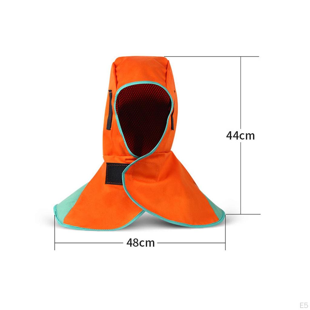 Flame Retardant Welding Cover Hood Head Protective Hat with Neck