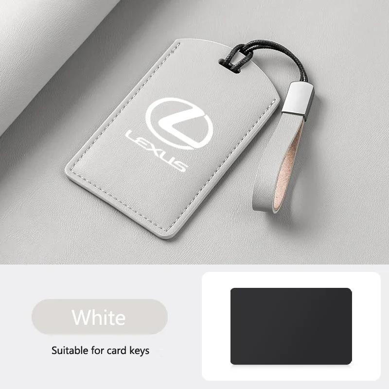 Leather Car Card Remote Control Key Case Cover Protect Holder Shell For Lexus F Sport ES LM GS IS NX RX LX LS RX300 Accessories
