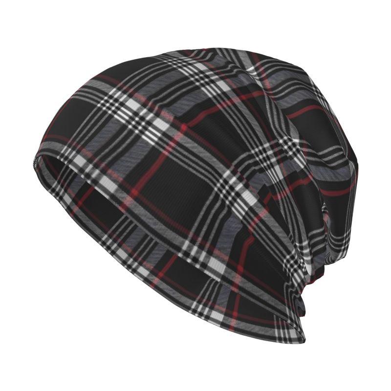 

Royal Stewart Tartan Plaid Beanie Hat Novelty Warm Bonnet Cap Adults Knitted Hats Headwear Vintage Street Skullies Beanies