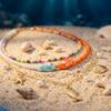 3Pcs/Set Vacation Fish Starfish Shell Seed Bead Necklace Summer Beach Ocean Theme Boho Choker Jewelry For Women