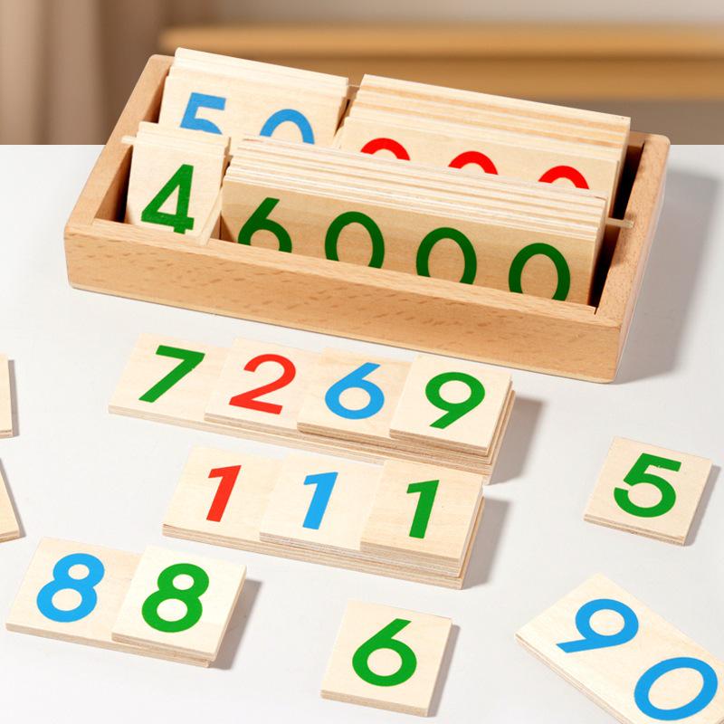 Montessori Educational Number Cards - Wooden Puzzle for Early Learning (CPC Certified) See Details
