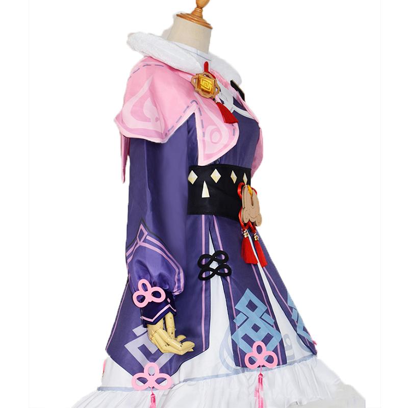 Yunjin Cosplay Game Yunjin Cosplay Dress Yun Jin Cosplay Wig with Hat Yunjin Gradient Wig Outfits