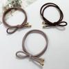 Natunofu Hair Stylish Hair Ties for Adults with Metal Hair Stylish Hair Ties with Cute Korean Solid Elegant Set of 6 Stylish and Simple for Adults