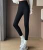 Women's High-Waist Shark Fleece Pants - 2025 Autumn/Winter Style, Tummy Control, Hip Lift, Elastic Yoga Base Layer