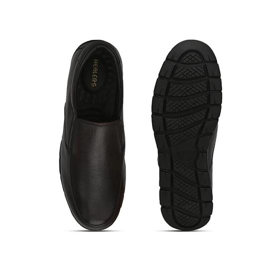 Liberty Men Formal Mocassion/Loafer with Softy Leather Upper|PU Sole Elastic Shoes for Men | Mocassion Shoes for Men | Loafer Shoes for Men