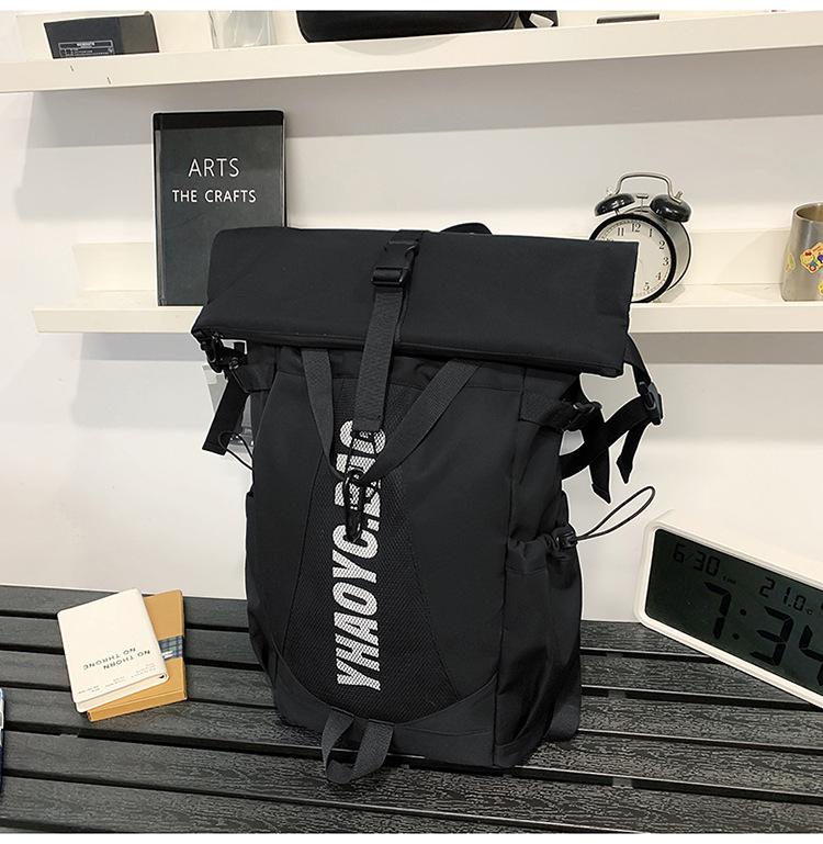 School bag 2025 new large-capacity fashion backpack lightweight travel bag personalized simple backpack versatile school bag basketball bag