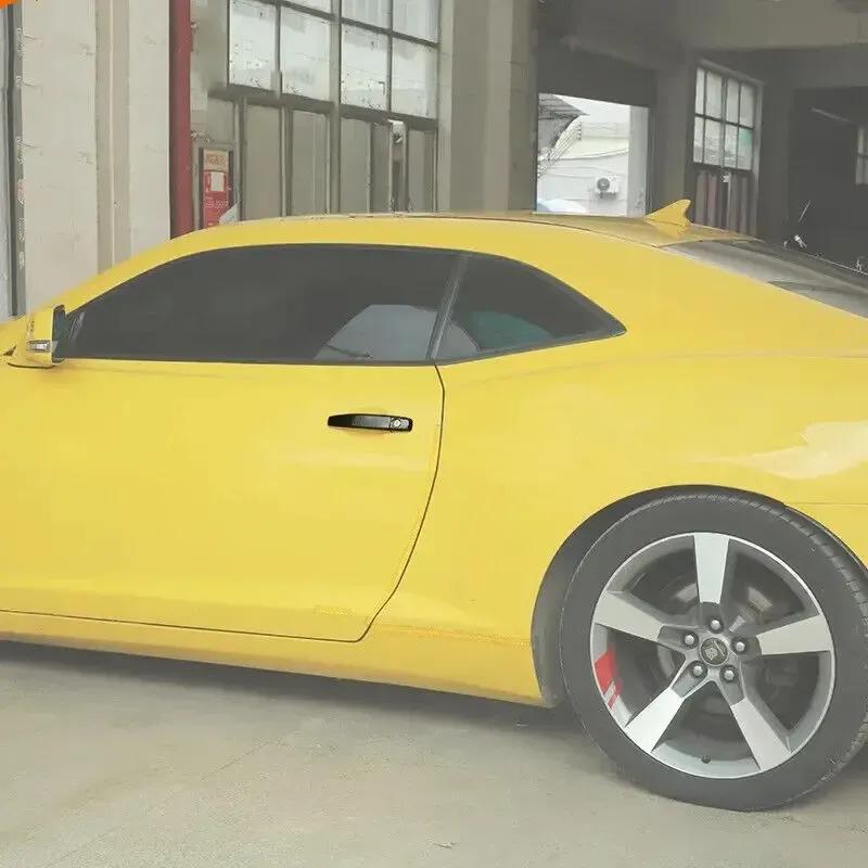 For Chevrolet Camaro 2010 2011 2013 2014 2015 Carbon Fiber Style Car Door Handle Cover Sticker Trim Accessories Protect Decor