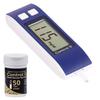 Control D Blue Digital Glucometer Blood Glucose Sugar Testing Monitor Machine with 50 Strips