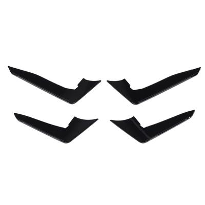 4Pcs Front Bumper Side Air Vent Trim Cover Intake Canard Glossy Black Fog Light Intake Frame Canard for S5 F5 Sline