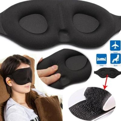 3D Spací maska na oči Cestovní pomůcka k odpočinku Kryt na oči Náplast Polstrovaná Měkká spánková maska Zavázané oči Masážní přístroj pro relaxaci očí