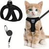 Dog Harness and Leash Set for Walking, Escape-Proof Vest Harness with Soft Mesh, Adjustable Straps, Reflective Strips