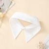 Women's New Fashion Decoration Chiffon Fake Neck Shirt Single Collar Versatile Bowtie Detachable Bowtie