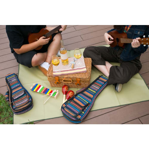 GONKISS Ethnic-Style Ukulele Case/Soft Case (Soprano)