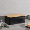Kitchen Bread Storage Box Tall Bread Holder with Lid Large Metal Bread Organizer Cases Bread Loaf Storage Container