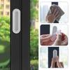 Window Pull Handle For Glass Door Cabinets Heavy Type Adhesive Mount Comfortable Ergonomic Shape Safe Rounded Edges