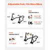 VEVOR Motorcycle Stand Lift, 1100lbs Capacity Front Rear Combo Stand Lift, Front Wheel Dual-Fork Stand, Rear U+L Fork Swingarm Spool Stand