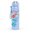 1PC Colorful Dinosaur Collection 750ml Color Plastic Sports Water Bottle Leakproof Flip Straw Lid Suitable for Sports Office Home Use