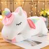 Cute Rainbow Horse Pillow Unicorn Doll Large Ragdoll Sleeping Pillow ins Girl Heart Doll