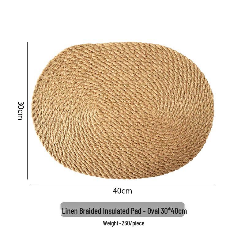 Термостойкая салфетка под тарелку Abay, льняное плетение